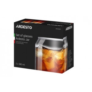 Набор стаканов ARDESTO Jar AR2638G 380 мл, 2 шт.