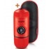 Wacaco Nanopresso Lava Red + кейс - портативная красная кофеварка, молотый кофе