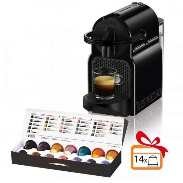 Inissia Black D40 капсульная кофеварка Nespresso отличная цена