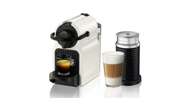 Nespresso Inissia White Aeroccino 3 Black