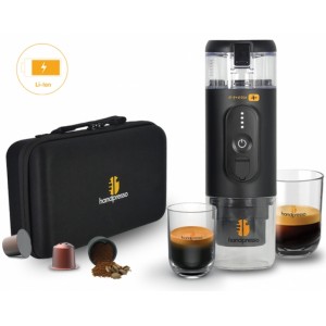 Handpresso e-presso PLUS в кейсі, кавоварка Nespresso на акумуляторі