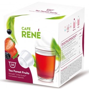 Растворимый чай Rene Forest Fruits, 16 капсул Dolce Gusto