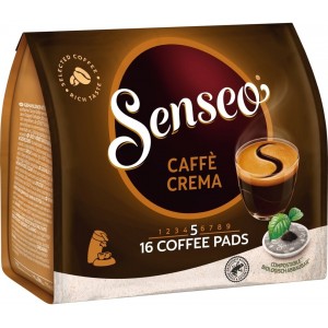 Кава в чалдах Senseo Caffe Crema, 16 шт. Philips Senseo 62 мм
