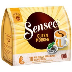 Кава в чалдах Senseo Guten Morgen XL, 10 шт. Philips Senseo 62 мм
