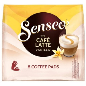 Кофе в чалдах Senseo Cafe Latte Vanilla, 8 шт. Philips Senseo 62 мм