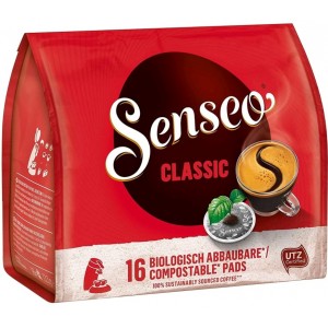 Кава в чалдах Senseo Classic, 16 шт. Philips Senseo 62 мм