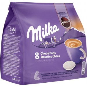 Кава в чалдах Senseo Milka Choco, 8 шт. Philips Senseo 62 мм