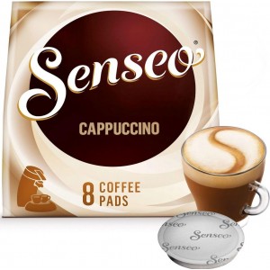 Кава в чалдах Senseo Cappuccino, 8 шт. Philips Senseo 62 мм