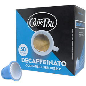 Кофе в капсулах Caffe Poli Decaffeinato Nespresso, 50 капсул