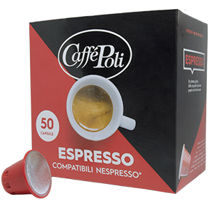 Кава в капсулах Caffe Poli Espresso Nespresso, 50 капсул