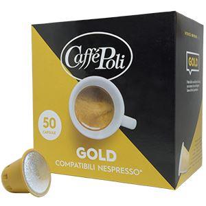 Кофе в капсулах Caffe Poli Gold Nespresso, 50 капсул