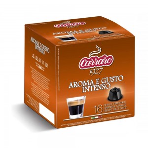 Кава у капсулах Carraro Aroma E Gusto Intenso, 16 капсул Dolce Gusto