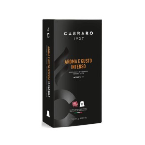 Кофе в капсулах Carraro Aroma E Gusto Intenso, 10 капсул Nespresso
