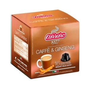 Кава в капсулах Carraro Caffe & Ginseng, 16 капсул Dolce Gusto