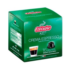 Кофе в капсулах Carraro Crema Espresso, 16 капсул Dolce Gusto
