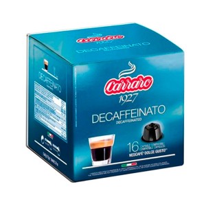 Кава в капсулах Carraro Decaffeinato, 16 капсул Dolce Gusto
