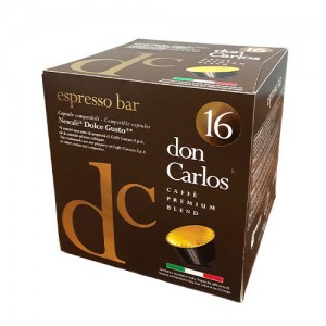 Кофе в капсулах Don Carlos Espresso Bar, 16 капсул Dolce Gusto