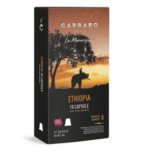 Кофе в капсулах Carraro Ethiopia, 10 капсул Nespresso