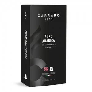 Кофе в капсулах Carraro Puro Arabica, 10 капсул Nespresso