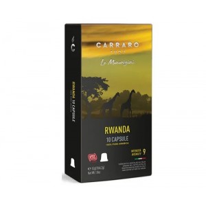 Кофе в капсулах Carraro Rwanda, 10 капсул Nespresso