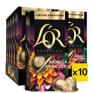Кофе в капсулах L'OR Arabica Rwenzori Uganda, 100 капсул Nespresso