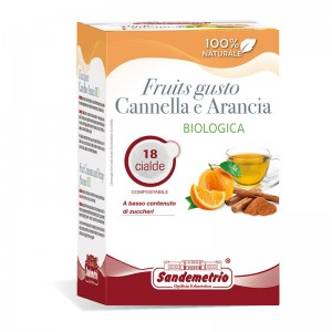 Чай в чалдах Sandemetrio Fruits Gusto Cannella E Arancia, 18 шт.