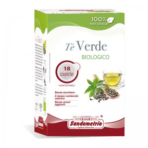 Чай в чалдах Sandemetrio Te Verde, 18 шт.
