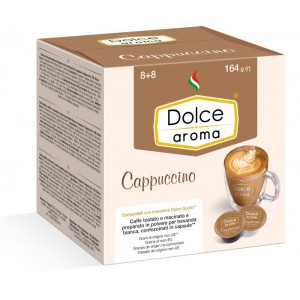 Капсули Dolce Aroma Cappuccino, 16 капсул Dolce Gusto