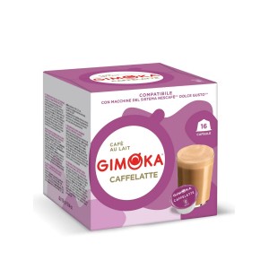 Капсулы Dolce Gusto Gimoka Caffe Latte, 16 капсул