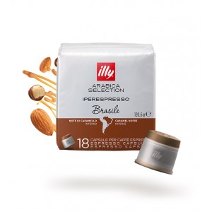 Кава в капсулі Illy Brasile, 18 капсул iperEspresso