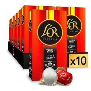 Кофе LOR 10 уп. Imola Ristretto, 100 капсул nespresso