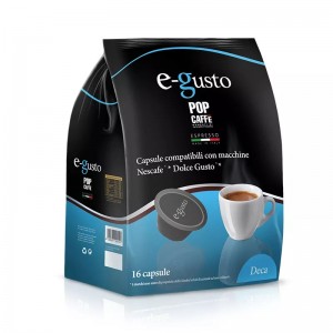 Кава в капсулах Pop Caffe Decaffeinato, 16 капсул Dolce Gusto