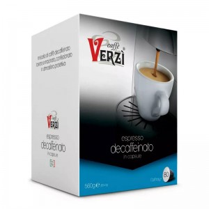 Кава в капсулі Caffe Verzi Decaffeinato, 80 капсула Caffitaly