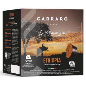Кава в капсулі Carraro Ethiopia, 16 капсул Dolce Gusto