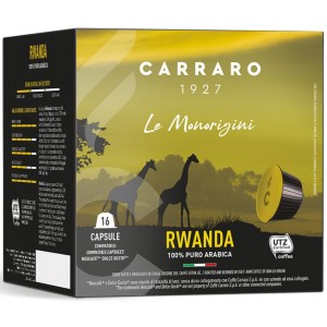 Кофе в капсуле Carraro Rwanda, 16 капсул Dolce Gusto