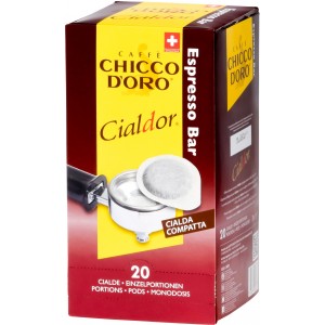 Кофе в чалдах Chicco D^oro Cialdor Espresso Bar, 20 шт.