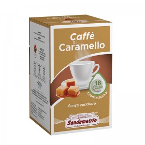 Кофе в чалдах Sandemetrio Caffe Al Caramello, 18 шт.