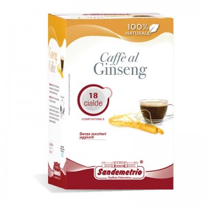 Кофе в чалде Sandemetrio Caffè Al Ginseng, 1 шт., 44 мм.