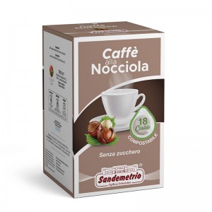 Кофе в чалдах Sandemetrio Caffe Alla Nocciola, 18 шт.