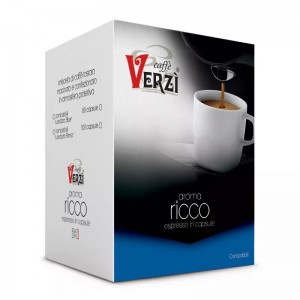Кофе в капсулах Caffe Verzi Aroma Ricco, 80 шт. Lavazza Firma