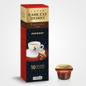 Кава в капсулах Chicco D'Oro Forte, 10 капсул Caffitaly