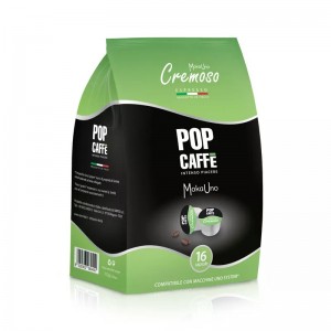 Кава в капсулах Pop Caffe Cremoso, 100 капсул Uno System