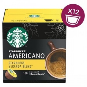 Кава в капсулах Starbucks Americano Veranda Blend, 12 капсул Dolce Gusto