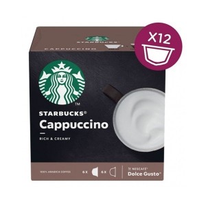 Кофе в капсулах Starbucks Cappuccino, 6+6 капсул Dolce Gusto