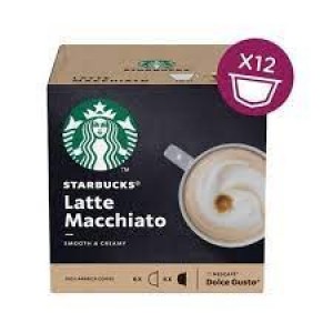 Кофе в капсулах Starbucks Latte Macchiato, 6+6 капсул Dolce Gusto