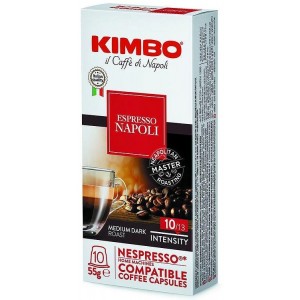 Кофе в капсуле Kimbo Napoli, 10 капсул Nespresso