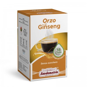 Напиток в чалде Sandemetrio Orzo Al Ginseng, 1 шт.