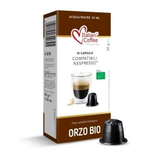 Напій у капсулах ячмінь / Italian Coffee Orzo Bio, 10 капсул Nespresso