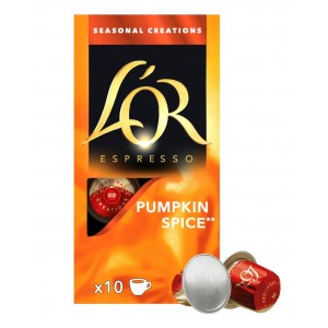Кава LOR Espresso Pumpkin Spice, 10 капсул Nespresso Кава LOR Espresso Pumpkin Spice, 10 капсул Nespresso