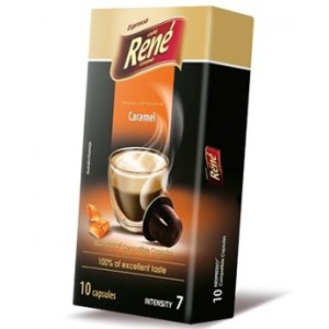 Кофе в капсулах Rene Caramel, 10 капсул Nespresso
